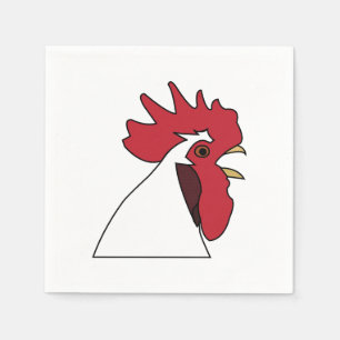 Chicken Rooster Hen  Napkin