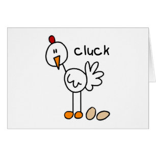 Chicken Says Cluck T-shirts and Gifts