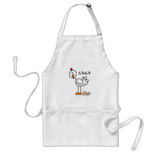 Chicken Says Cluck T-shirts and Gifts Standard Apron