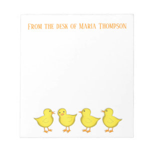 Chicken Scratch Chics Spring Whimsical Fun Notepad