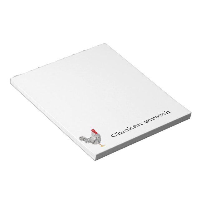 Chicken scratch paper pad (Angled)