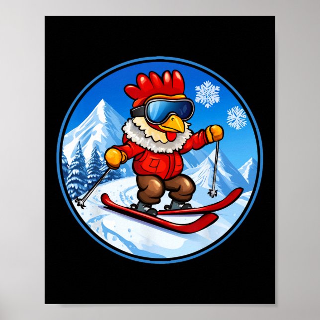 Chicken Ski  Poster (Front)