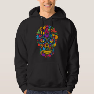 Chicken Skull Autism Awareness   Hoodie