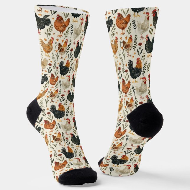 Chicken Socks (Angled)
