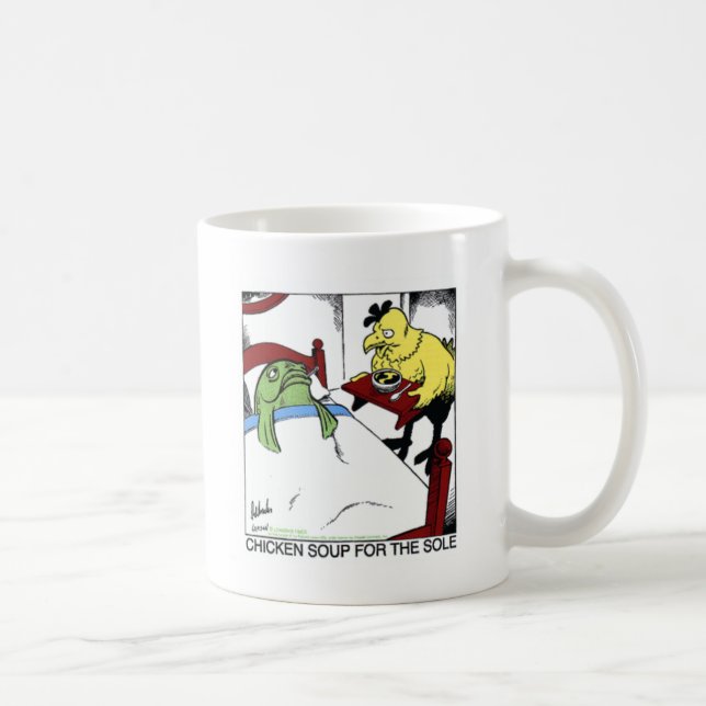 Chicken Soup 4 Sole Funny Fish/Chicken Gifts Tees Coffee Mug (Right)