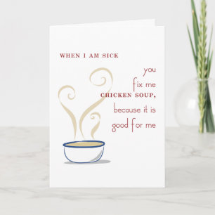 Chicken Soup Valentine Holiday Card