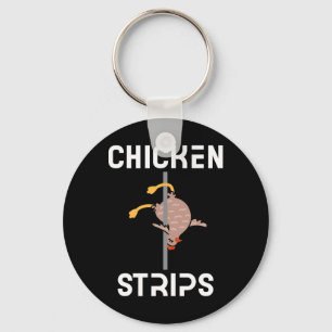 Chicken Strips Funny Dancing Chicken Bbq Byrbeque Key Ring