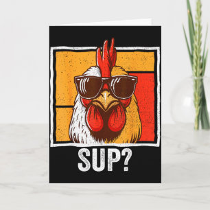 Chicken Sungles Animal Farm Funny For Farmer Men W Card