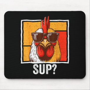 Chicken Sungles Animal Farm Funny For Farmer Men W Mouse Pad