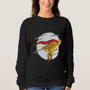 Chicken Superhero Farmer   Sweatshirt