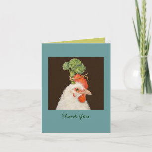 Chicken Thank you card
