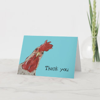 Chicken, Thank you note Card