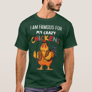 Chicken The Gateaway Drug to Farming Funny Chicken T-Shirt