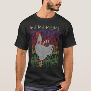 Chicken Ugly Christmas Sweater Poultry X-Mas Farme