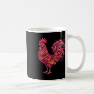 Chicken Valentines Day Heart For Farmers Cute Chic Coffee Mug