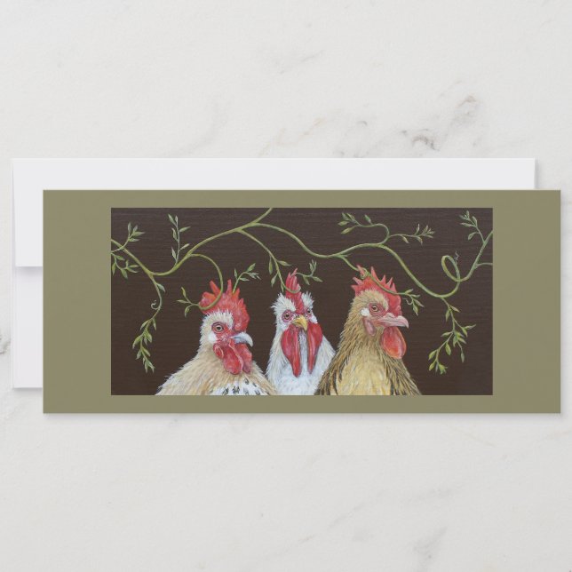 Chicken Vine flat card (Front)