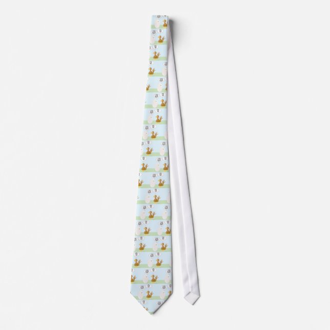 Chicken Vs. Egg A Great Debate Tie (Front)