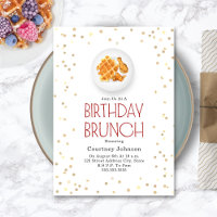 Chicken & Waffle Birthday Brunch