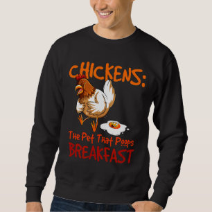 Chicken Whisperer Breakfast Farmer For Men Sweatshirt