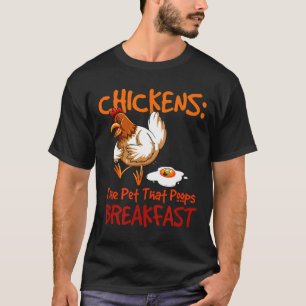 Chicken Whisperer Breakfast Farmer For Men   T-Shirt