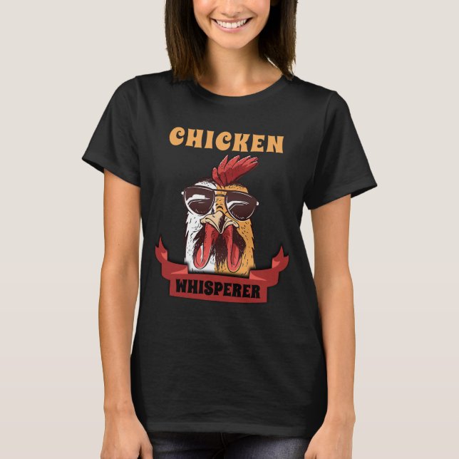 Chicken Whisperer Distressed Poultry Farmer Gift  T-Shirt (Front)