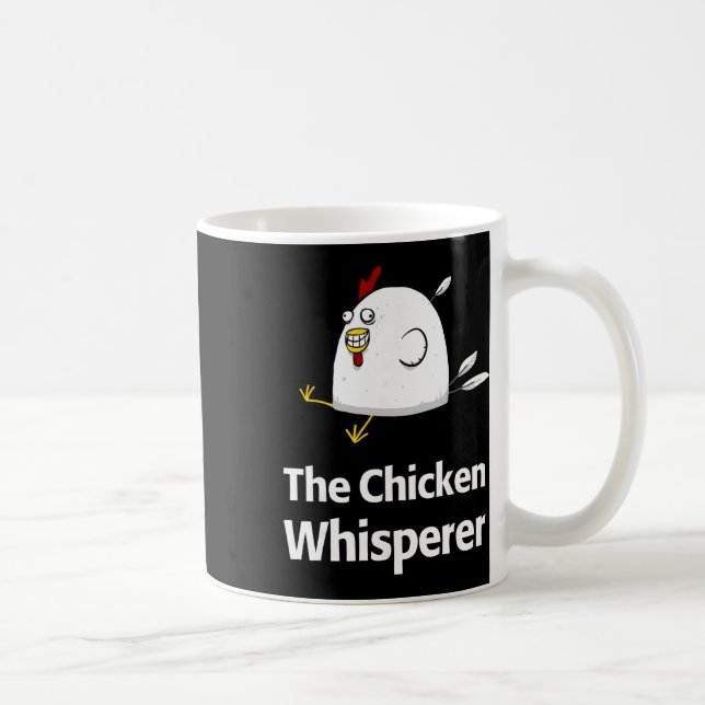 Chicken Whisperer Unique Egg Farmer Poultry  Coffee Mug (Right)