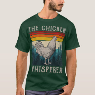 Chicken Whisperer  Vintage Retro Chicken Farmer  T-Shirt