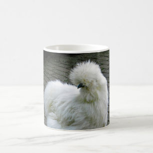 Chicken White Silkie Photo Coffee Mug