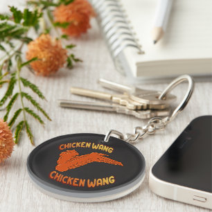 Chicken Wing Acrylic Keychain