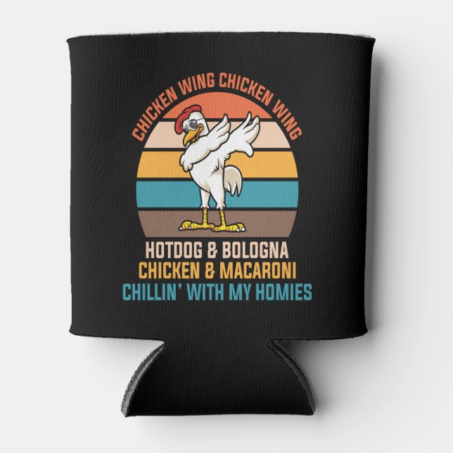 Chicken Wing Chicken Wing Hot Dog Bologna Song Dan Can Cooler (Front)