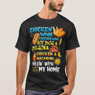 Chicken Wing Chicken Wing Hot Dog Bologna T-Shirt