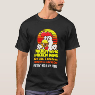 Chicken Wing Chicken Wing Hotdog And Bologna For K T-Shirt