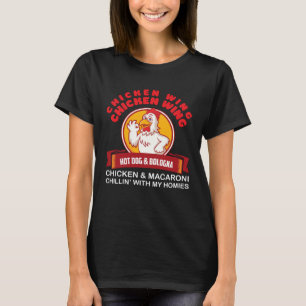 Chicken Wing Chicken Wing Hotdog and Bologna Insta T-Shirt