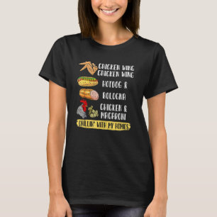 Chicken Wing Chicken Wing Hotdog And Bologna Kids T-Shirt
