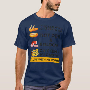 Chicken Wing Chicken Wing Hotdog and Bologna Men T-Shirt