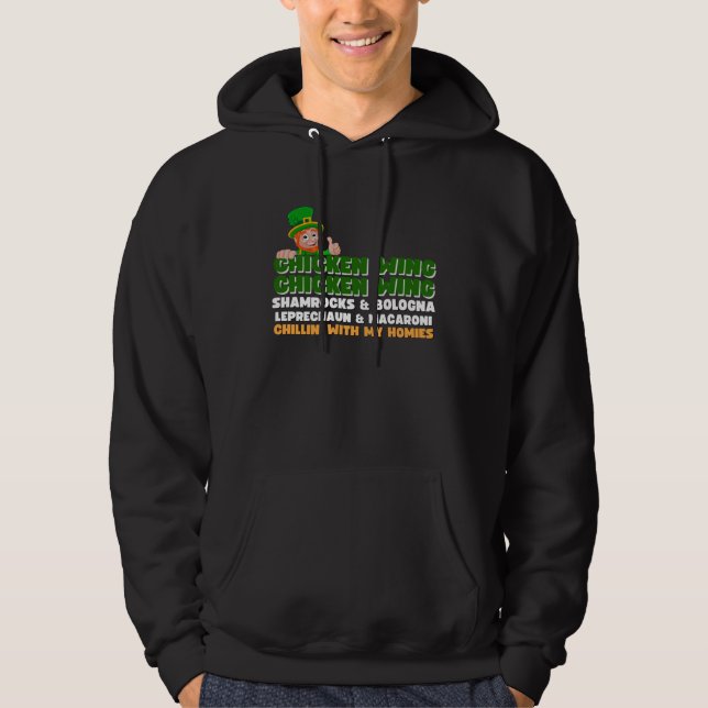 Chicken Wing Chicken Wing Song Hot Dog Bologna St  Hoodie (Front)