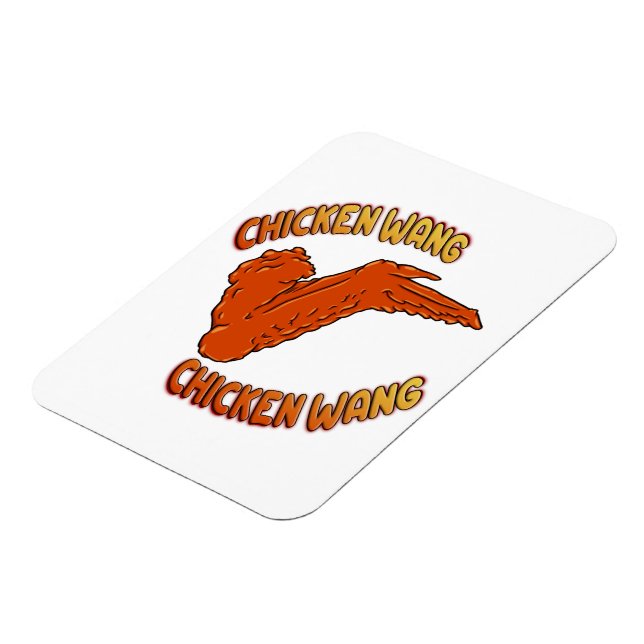 Chicken Wing Flexible Photo Magnet (Left Side)