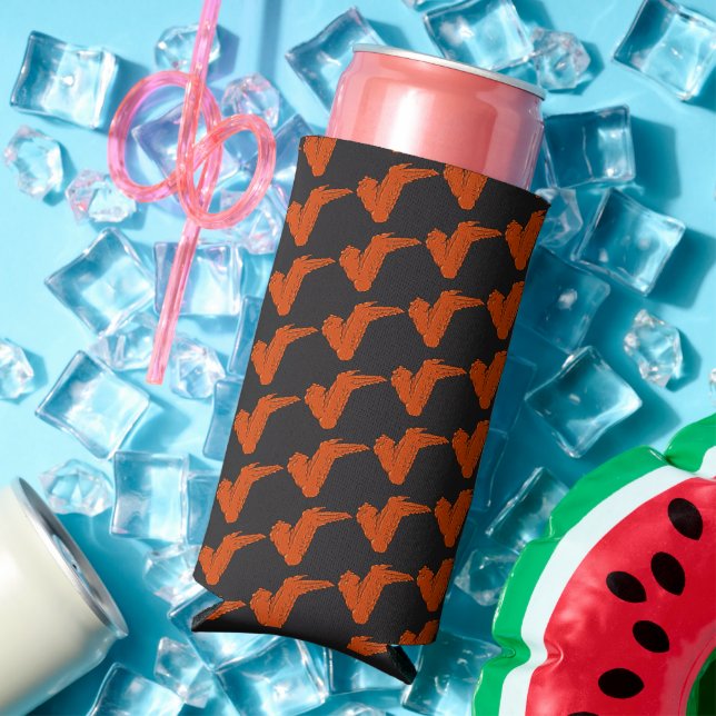 Chicken Wing Foam Slim Seltzer Can Cooler (In Situ Summer)