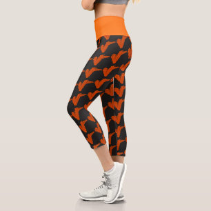 Chicken Wing High Waisted Yoga Capris