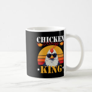 Chicken Wing King Retro Sunset Byrbeque Buffalo Bb Coffee Mug