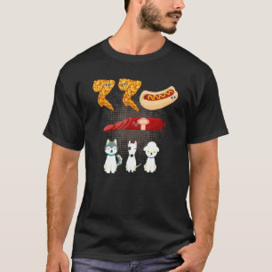 Chicken Wing Macaroni Song Foodie Music Lover T-Shirt