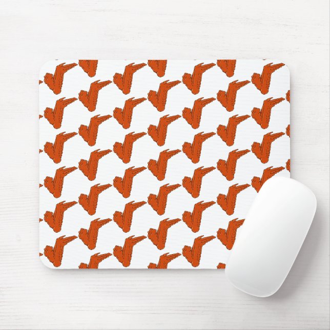 Chicken Wing Mousepad (With Mouse)