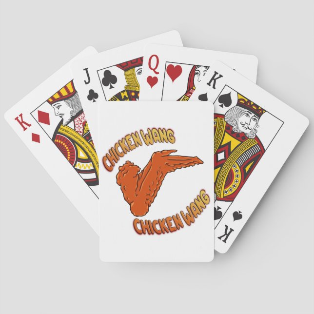 Chicken Wing Playing Cards (Back)