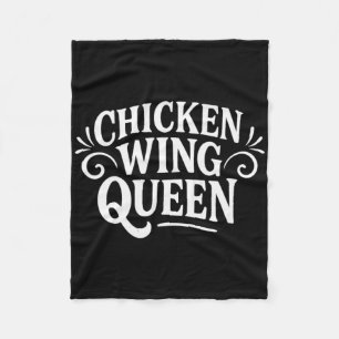 Chicken Wing Queen - Fleece Blanket
