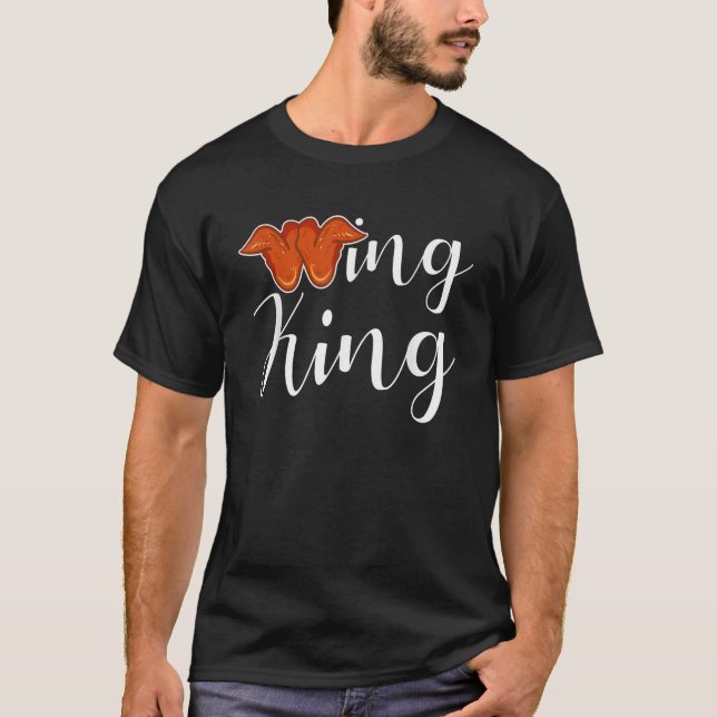 Chicken Wing Shirt Wing King Funny Fried Chicken L (Front)