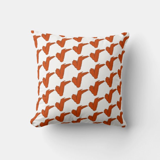 Chicken Wing Throw Pillow (Front)