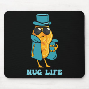 Chicken Wings Quote Fast Food Funny Fried Chicken Mouse Pad