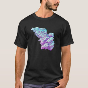 Chicken Wings with Dreamy Vaporwave Aesthetics T-Shirt
