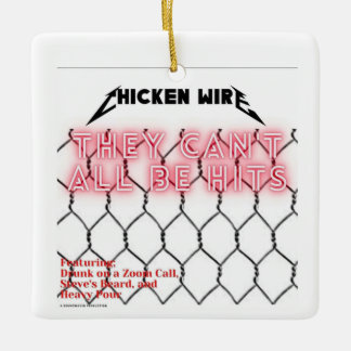 Chicken Wire Christmas Ornament