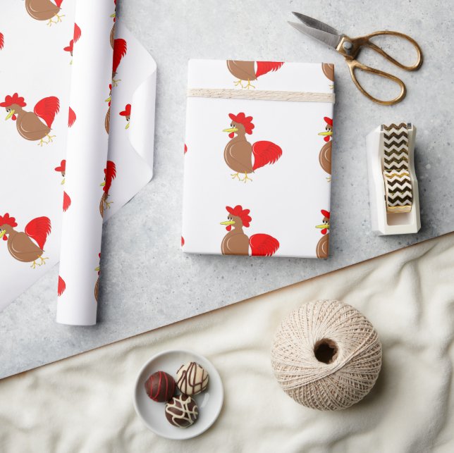 Chicken Wrapping Paper (Crafts)